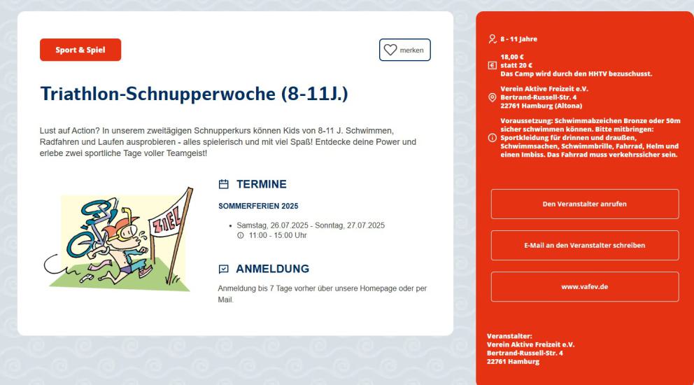 Triathlon Schnupperwoche des VAF