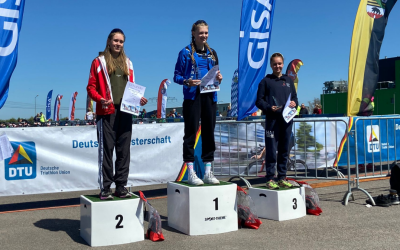 Neele Ludwig bei Duathlon DM