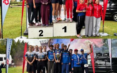 Siegerehrungen der Triathlon-Regionalliga Nord 2026: Podeste der Damen- und Herrenwertung beim Saisonfinale.